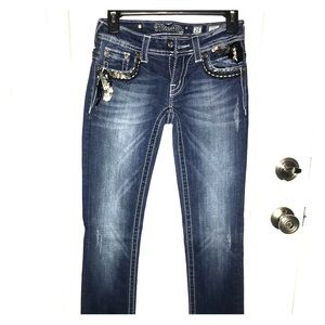 Gorgeous Miss Me Skinny Jeans Size 25 - image 1